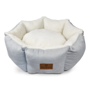 Katzenbett - ComfyNest - 62 cm - Hellgrau - Polyestervelours